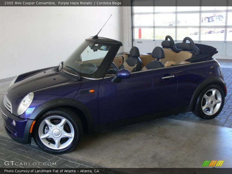 Purple Haze Metallic / Cordoba Beige 2005 Mini Cooper Convertible