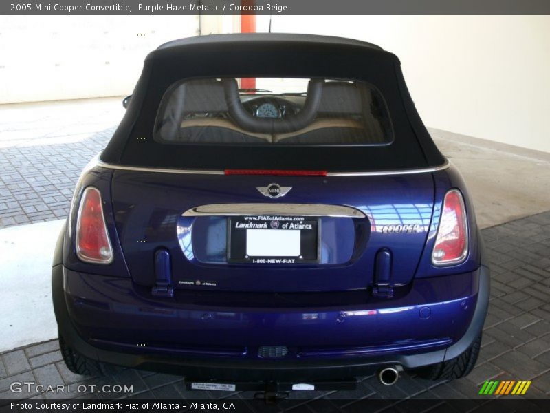 Purple Haze Metallic / Cordoba Beige 2005 Mini Cooper Convertible