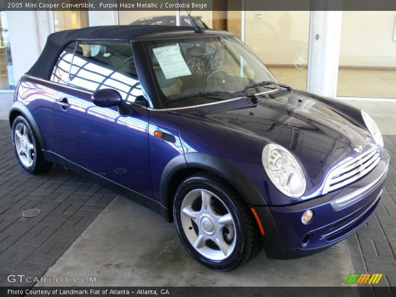 Purple Haze Metallic / Cordoba Beige 2005 Mini Cooper Convertible