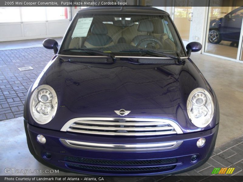 Purple Haze Metallic / Cordoba Beige 2005 Mini Cooper Convertible