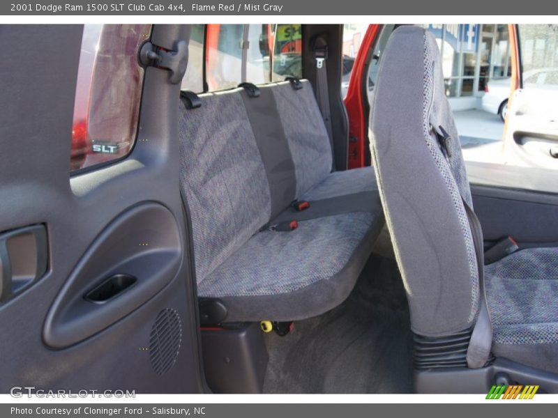 Flame Red / Mist Gray 2001 Dodge Ram 1500 SLT Club Cab 4x4