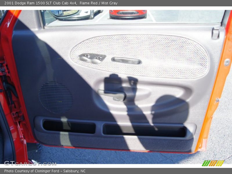 Flame Red / Mist Gray 2001 Dodge Ram 1500 SLT Club Cab 4x4