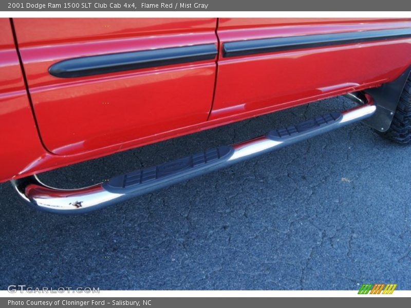 Flame Red / Mist Gray 2001 Dodge Ram 1500 SLT Club Cab 4x4
