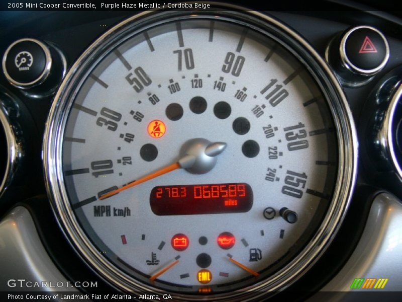 Purple Haze Metallic / Cordoba Beige 2005 Mini Cooper Convertible