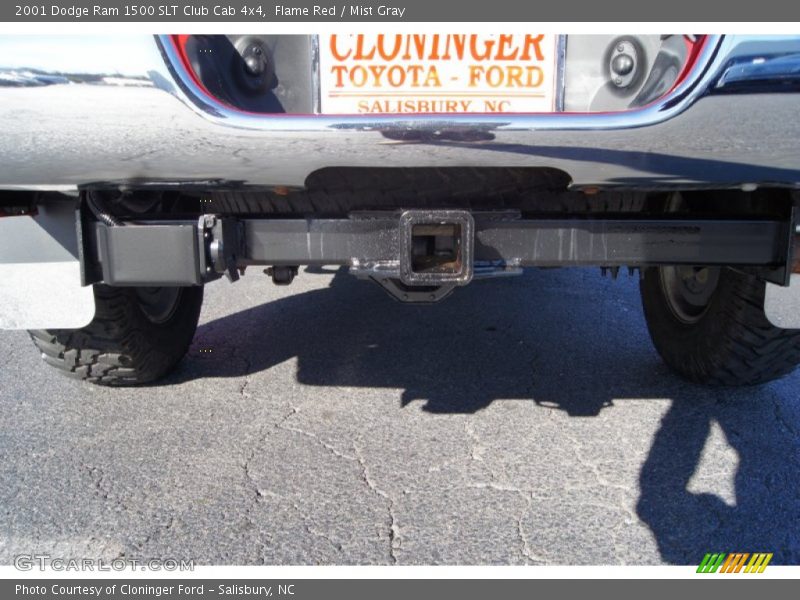 Flame Red / Mist Gray 2001 Dodge Ram 1500 SLT Club Cab 4x4