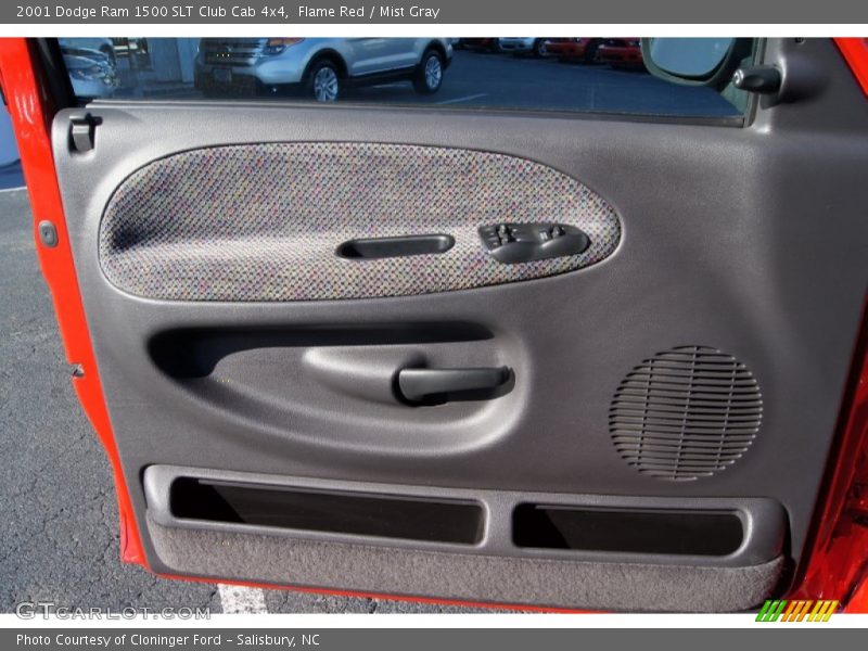 Flame Red / Mist Gray 2001 Dodge Ram 1500 SLT Club Cab 4x4
