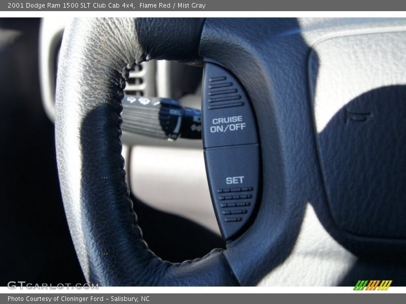 Flame Red / Mist Gray 2001 Dodge Ram 1500 SLT Club Cab 4x4