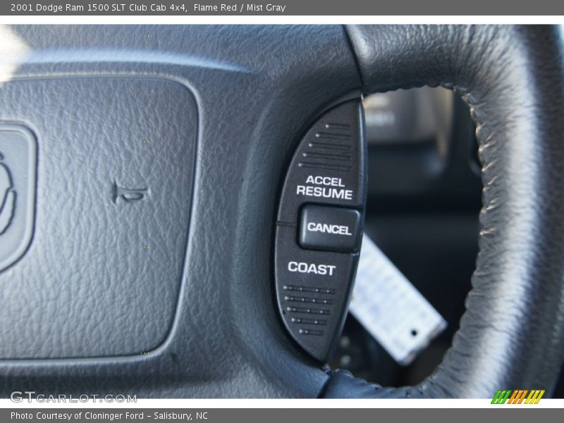 Flame Red / Mist Gray 2001 Dodge Ram 1500 SLT Club Cab 4x4