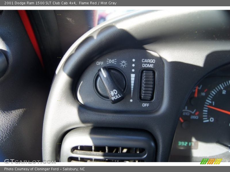 Flame Red / Mist Gray 2001 Dodge Ram 1500 SLT Club Cab 4x4