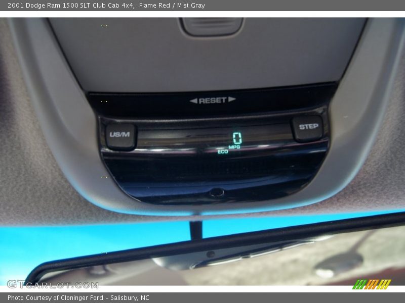 Flame Red / Mist Gray 2001 Dodge Ram 1500 SLT Club Cab 4x4