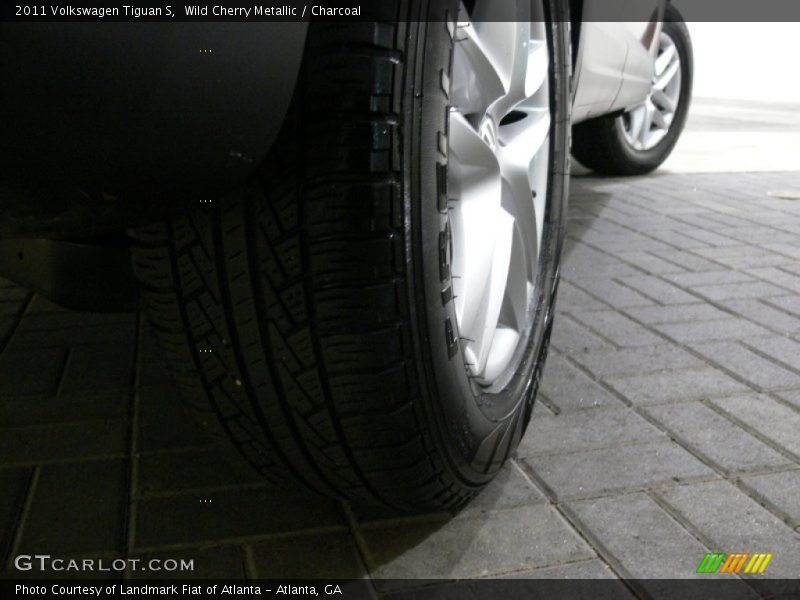 Wild Cherry Metallic / Charcoal 2011 Volkswagen Tiguan S