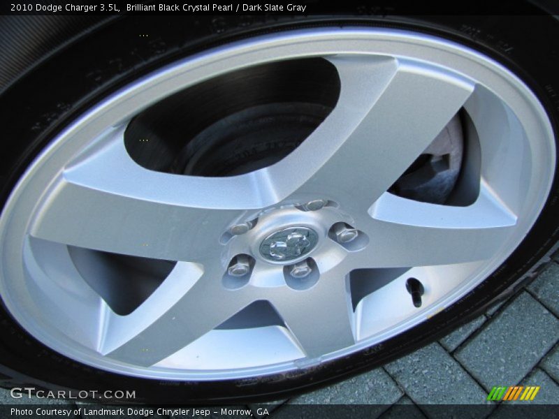Brilliant Black Crystal Pearl / Dark Slate Gray 2010 Dodge Charger 3.5L