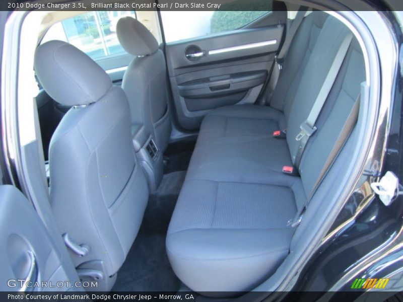 Brilliant Black Crystal Pearl / Dark Slate Gray 2010 Dodge Charger 3.5L