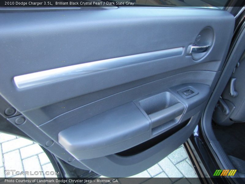 Brilliant Black Crystal Pearl / Dark Slate Gray 2010 Dodge Charger 3.5L