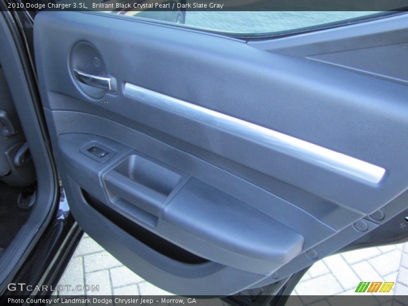 Brilliant Black Crystal Pearl / Dark Slate Gray 2010 Dodge Charger 3.5L