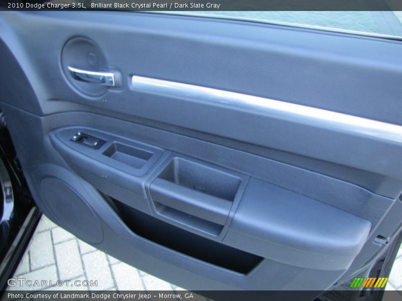 Brilliant Black Crystal Pearl / Dark Slate Gray 2010 Dodge Charger 3.5L
