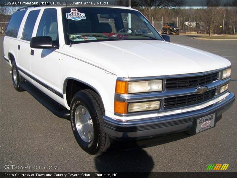 Summit White / Neutral 1999 Chevrolet Suburban C1500 LS