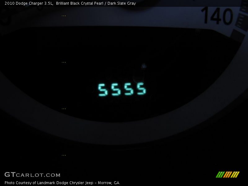 Brilliant Black Crystal Pearl / Dark Slate Gray 2010 Dodge Charger 3.5L