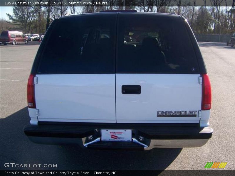 Summit White / Neutral 1999 Chevrolet Suburban C1500 LS