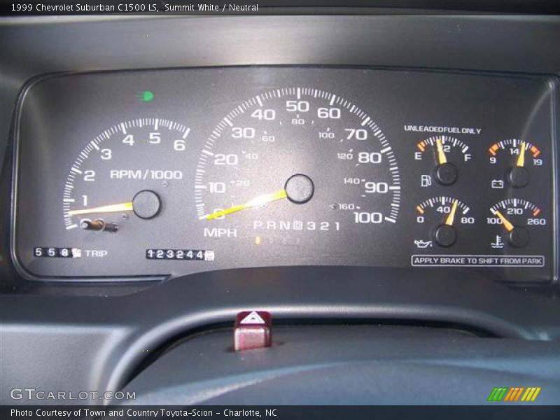  1999 Suburban C1500 LS C1500 LS Gauges
