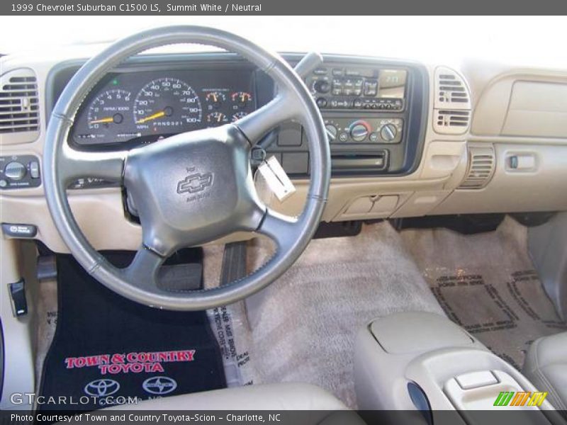 Summit White / Neutral 1999 Chevrolet Suburban C1500 LS