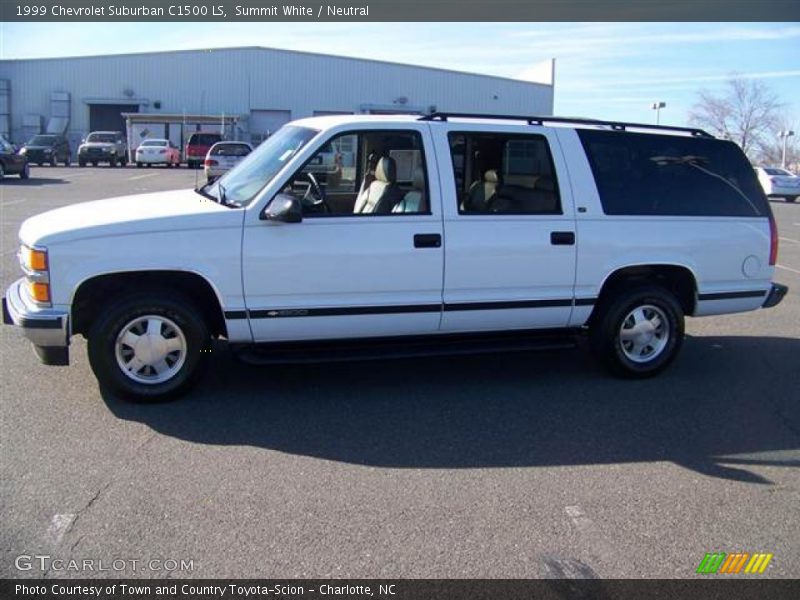 Summit White / Neutral 1999 Chevrolet Suburban C1500 LS