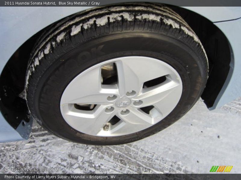Blue Sky Metallic / Gray 2011 Hyundai Sonata Hybrid