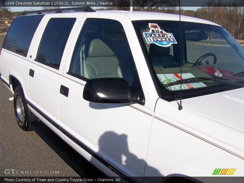 Summit White / Neutral 1999 Chevrolet Suburban C1500 LS