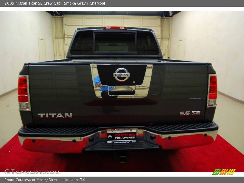 Smoke Gray / Charcoal 2009 Nissan Titan SE Crew Cab