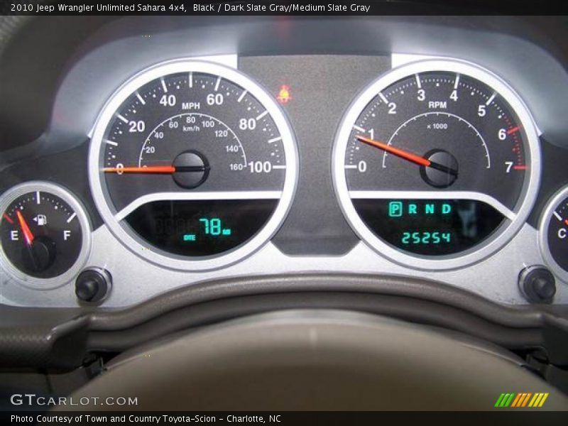Black / Dark Slate Gray/Medium Slate Gray 2010 Jeep Wrangler Unlimited Sahara 4x4