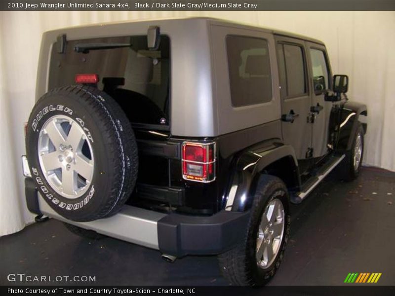 Black / Dark Slate Gray/Medium Slate Gray 2010 Jeep Wrangler Unlimited Sahara 4x4