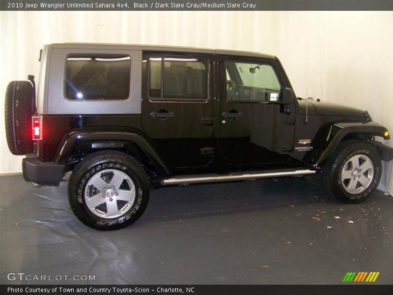 Black / Dark Slate Gray/Medium Slate Gray 2010 Jeep Wrangler Unlimited Sahara 4x4