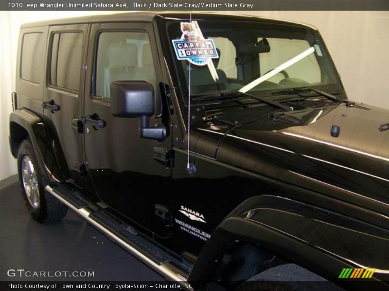 Black / Dark Slate Gray/Medium Slate Gray 2010 Jeep Wrangler Unlimited Sahara 4x4