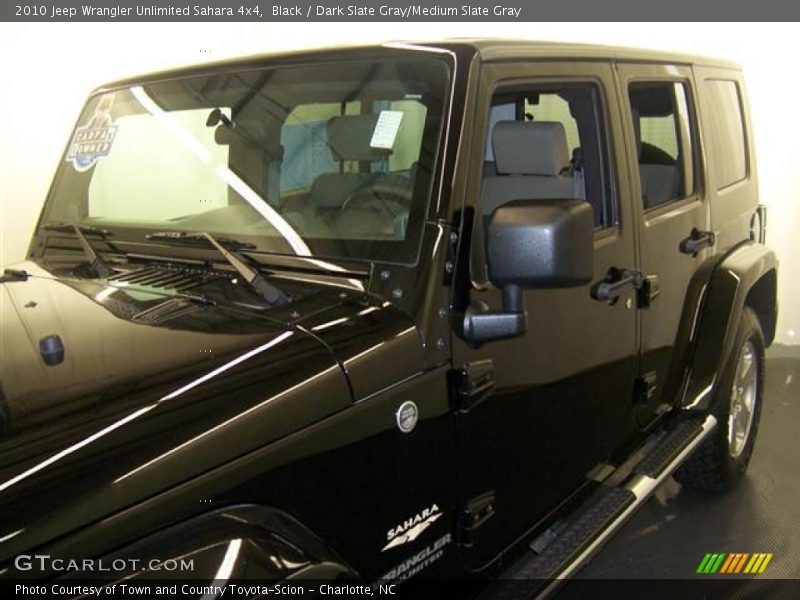 Black / Dark Slate Gray/Medium Slate Gray 2010 Jeep Wrangler Unlimited Sahara 4x4