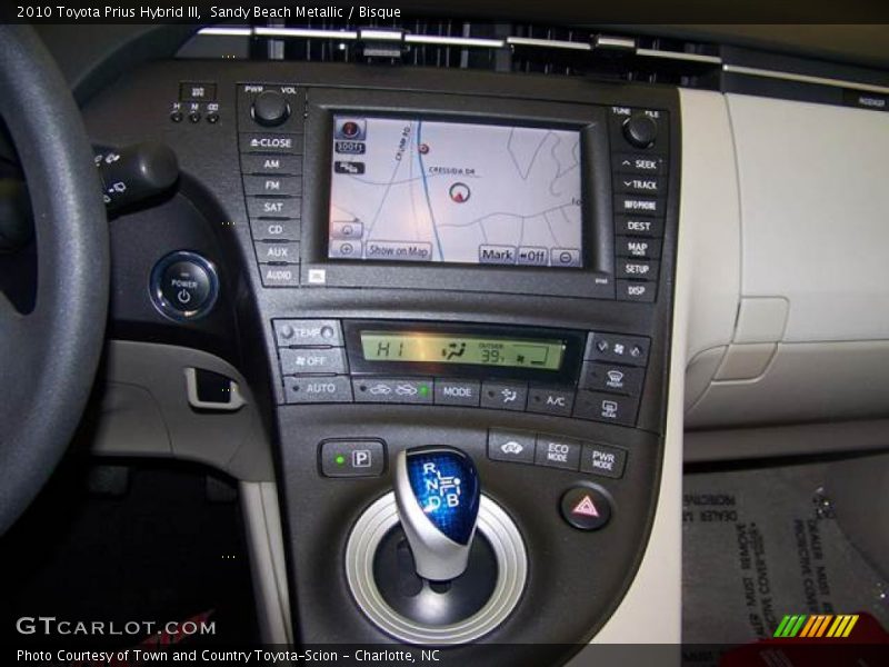 Sandy Beach Metallic / Bisque 2010 Toyota Prius Hybrid III