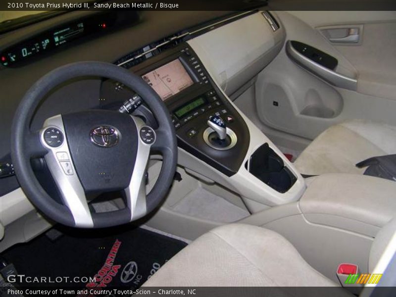Sandy Beach Metallic / Bisque 2010 Toyota Prius Hybrid III