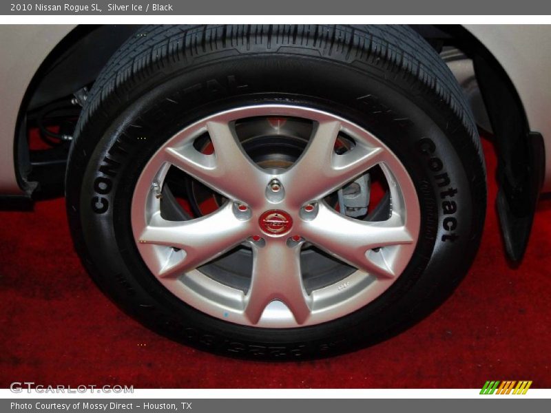 Silver Ice / Black 2010 Nissan Rogue SL