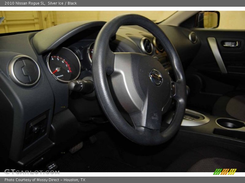 Silver Ice / Black 2010 Nissan Rogue SL