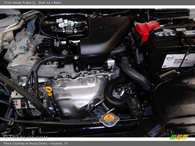 Silver Ice / Black 2010 Nissan Rogue SL