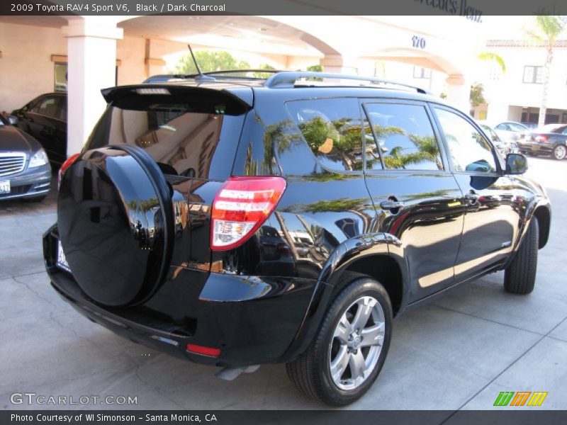 Black / Dark Charcoal 2009 Toyota RAV4 Sport V6