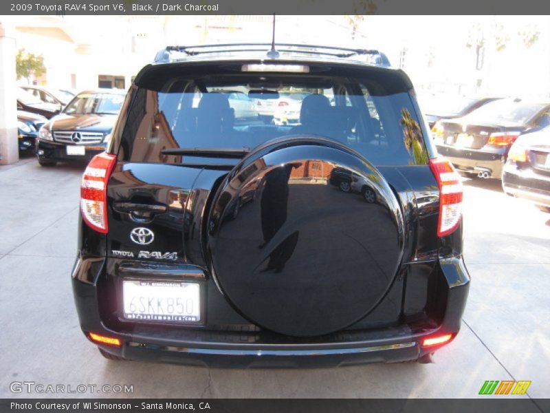 Black / Dark Charcoal 2009 Toyota RAV4 Sport V6