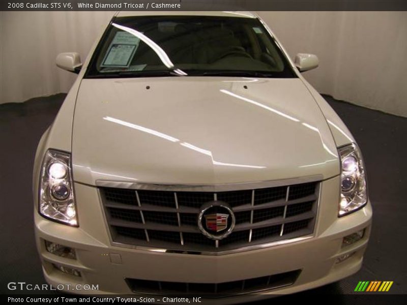 White Diamond Tricoat / Cashmere 2008 Cadillac STS V6
