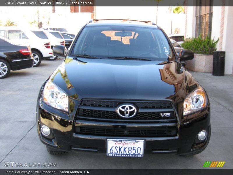 Black / Dark Charcoal 2009 Toyota RAV4 Sport V6