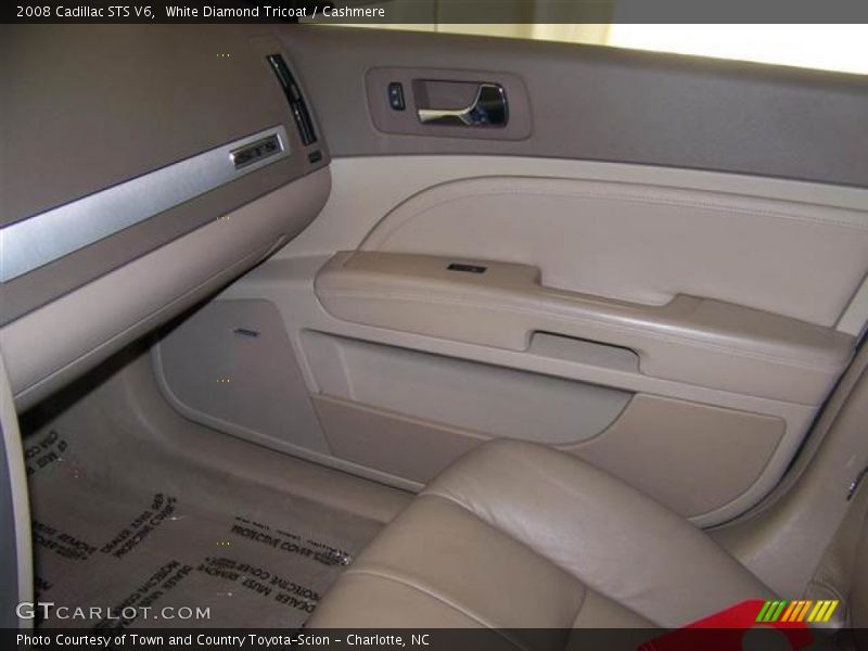 White Diamond Tricoat / Cashmere 2008 Cadillac STS V6