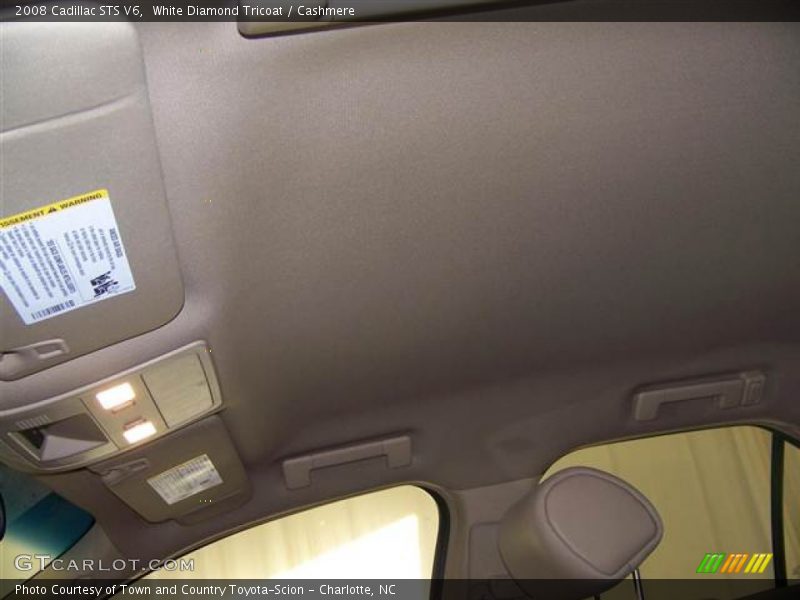 White Diamond Tricoat / Cashmere 2008 Cadillac STS V6
