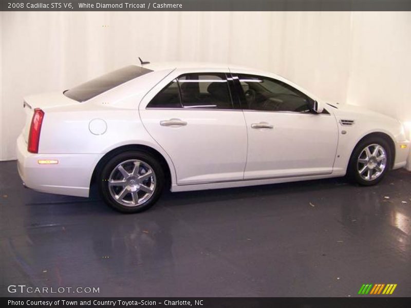 White Diamond Tricoat / Cashmere 2008 Cadillac STS V6