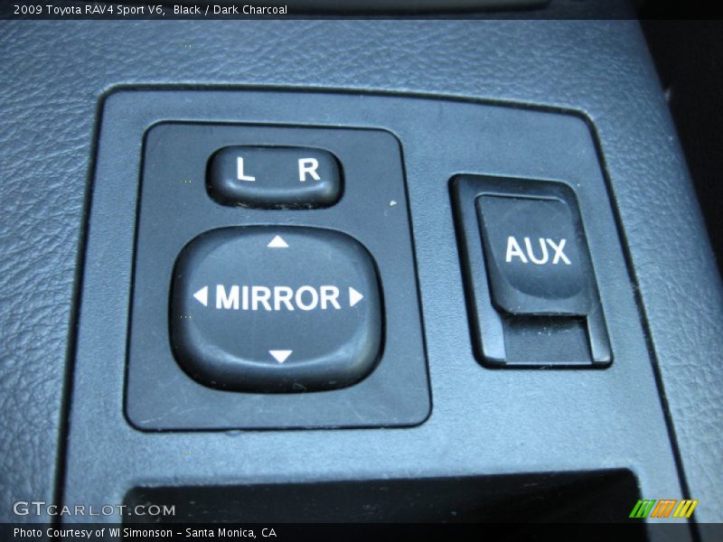 Black / Dark Charcoal 2009 Toyota RAV4 Sport V6