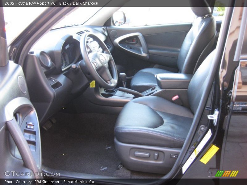 Black / Dark Charcoal 2009 Toyota RAV4 Sport V6