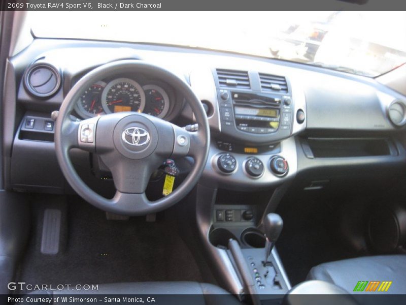 Black / Dark Charcoal 2009 Toyota RAV4 Sport V6
