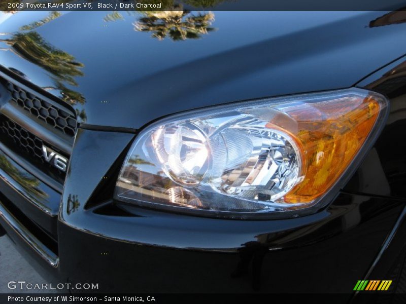 Black / Dark Charcoal 2009 Toyota RAV4 Sport V6